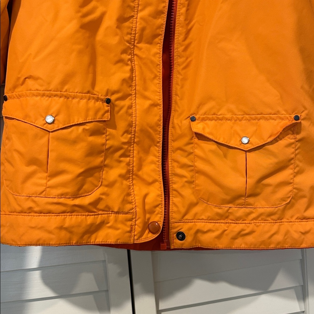 Columbia Orange/Dark Orange REVERSIBLE Utility Jacket Size S - Picture 5 of 10